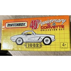 1993 Matchbox 40th Anniversary Corvette Collector Set BOX ONLY